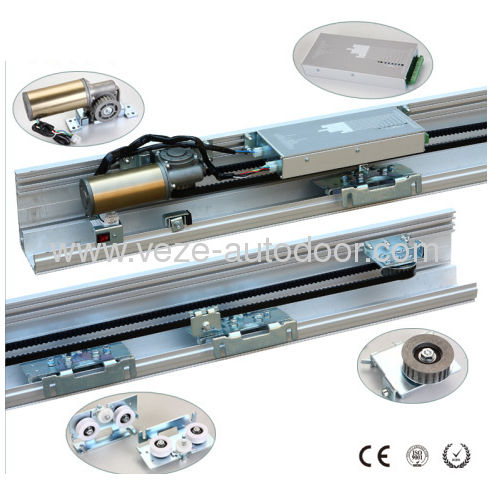 Système de portes coulissant - VZ-195 - Ningbo VEZE Automatic Door Co., Ltd. - en aluminium / pour l'intérieur / industriel