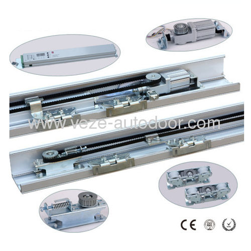 Système de portes coulissant - VZ-125 - Ningbo VEZE Automatic Door Co., Ltd. - en aluminium / pour l'intérieur / automatique