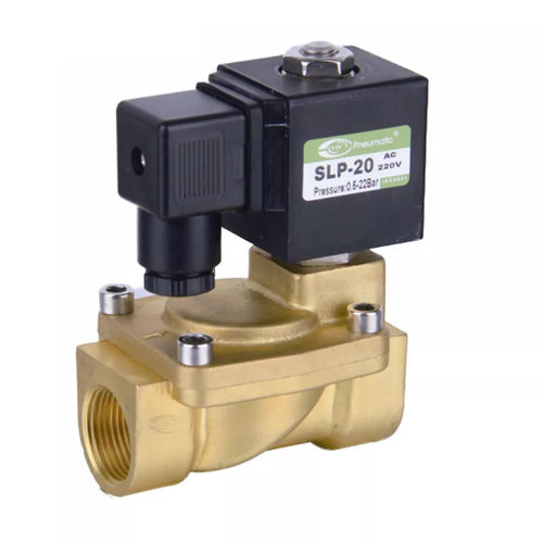 Électrovanne de grand diamètre - SLP Series - Ningbo VPC Pneumatic Co., Ltd. - à commande directe / 2/2 voies / normalement fermée