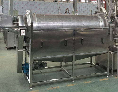 Laveuse agro-alimentaire à tambour - OXJ-A/B - SHAOXING WALLEY FOOD MACHINERY CO., LTD. - de pommes de terre / de gingembre / d'arachides