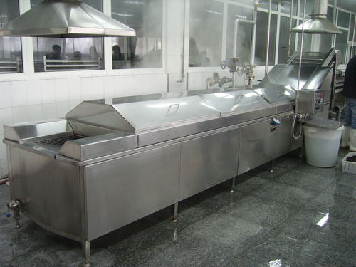 Machine à blanchir à bande - DPT-S - SHAOXING WALLEY FOOD MACHINERY CO., LTD. - pour fruits et légumes / à eau chaude