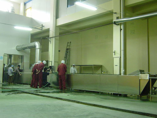 Refroidisseur avec panier - UPT - SHAOXING WALLEY FOOD MACHINERY CO., LTD. - d'eau / pour fruits et légumes / pour fruits de mer