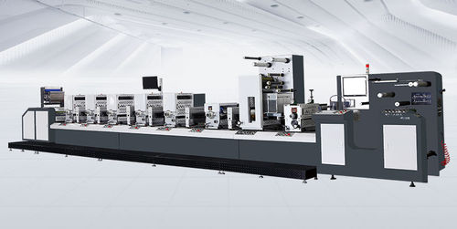Presse flexographique à 8 couleurs - WJLZ-350 - Hebei Wanjie Machinery Technology Co., Ltd. - à 2 couleurs / à 6 couleurs / à 4 couleurs