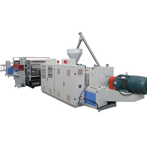 Ligne d'extrusion de plaques - SJ-50/30 +SJSZ-80/156 - Qingdao Weier Plastic Machinery Co., Ltd. - pour PVC