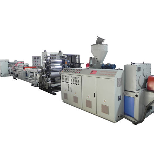 Ligne d'extrusion de plaques - Qingdao Weier Plastic Machinery Co., Ltd. - de bande / pour thermoplastiques / pour PVC