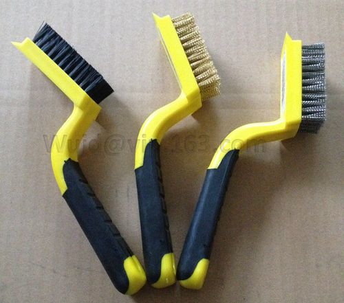 Brosse de nettoyage de soudure - Changzhou Longren Mechanical & Electrical Co., Ltd. - en cuivre / portatif