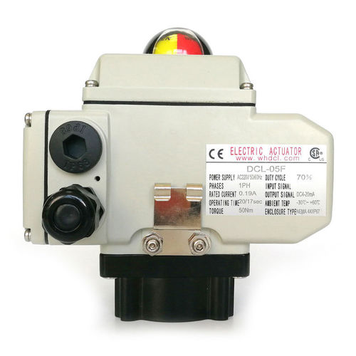 Actionneur de vanne électrique - DCL-F series - Dynamic Corporation Limited - type quart de tour / compact / pour vanne papillon