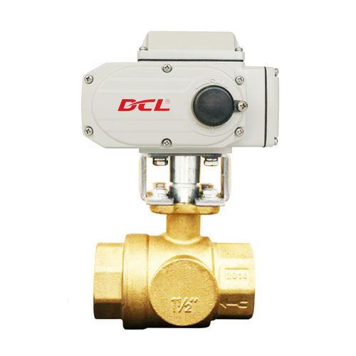 Vanne à boisseau sphérique - Dynamic Corporation Limited - à commande électrique / pour l'eau / pour huile