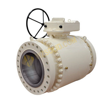 Vanne à tourillon - Wenzhou Solid Mechanical Equipment Co., Ltd. - à boisseau sphérique / avec volant / à commande pneumatique