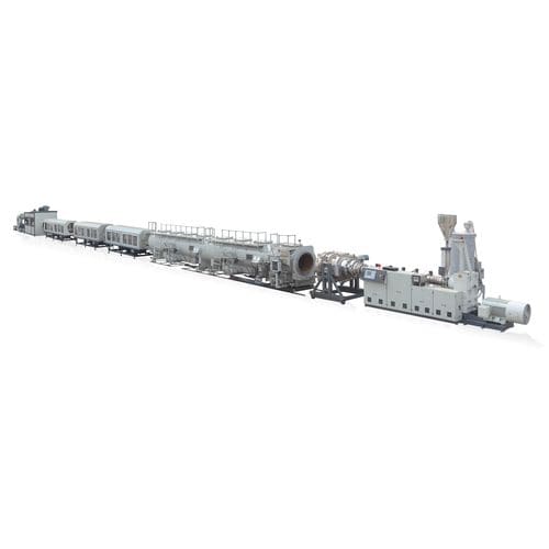 Ligne d'extrusion de tuyau - ZHANGJIAGANG QING CHEN YU MACHINERY CO., LTD. - pour HDPE / pour tubes de drainage / pour tuyau de gaz