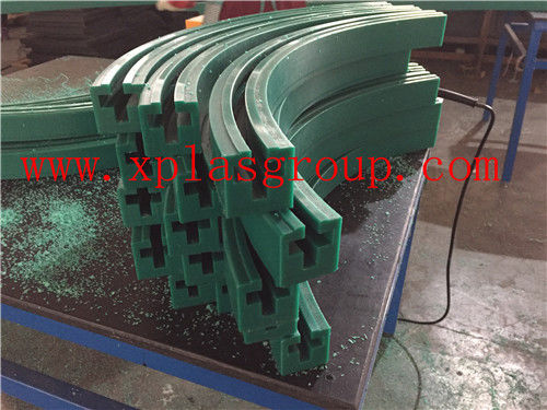 Guide-chaîne en UHMW-PE - Shandong Ningjin Xinxing Chemical Co., Ltd. - pour contact alimentaire / courbe