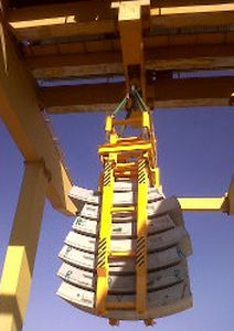 Pince de levage pour plaque de béton - Tunnelift - ACIMEX - horizontale