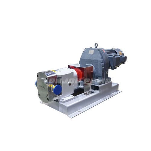 Pompe à lobes - Zhejiang Yonjou Technology Co., Ltd. - pour produits chimiques / avec moteur électrique / stationnaire