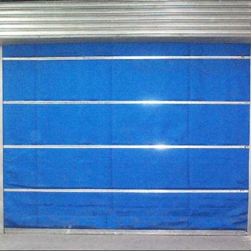 Porte coupe-feu - YUOU (LUOYANG) DOORS AND WINDOWS TECHNOLOGY CO., LTD. - à empilement / en aluminium / en acier galvanisé