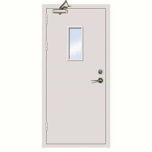 Porte coupe-feu - YUOU (LUOYANG) DOORS AND WINDOWS TECHNOLOGY CO., LTD. - battante / en acier / en acier galvanisé