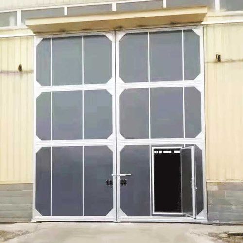 Porte industrielle - YUOU (LUOYANG) DOORS AND WINDOWS TECHNOLOGY CO., LTD. - coulissante / pour l'intérieur / pour l'extérieur