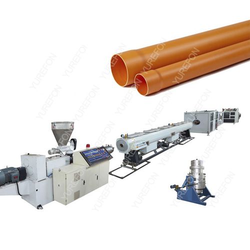 Ligne d'extrusion de tuyau - 84772090 - Yurefon Machinery(Zhangjiagang) Co., Ltd. - de plaques / de profilés / pour PVC
