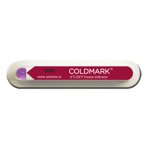 Indicateur de température - ColdMark - SpotSee - étiquette / facile à installer / irréversible