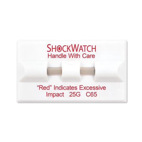 Indicateur d'impact - ShockWatch® Clip - SpotSee - étiquette / inviolable / pour applications médicales