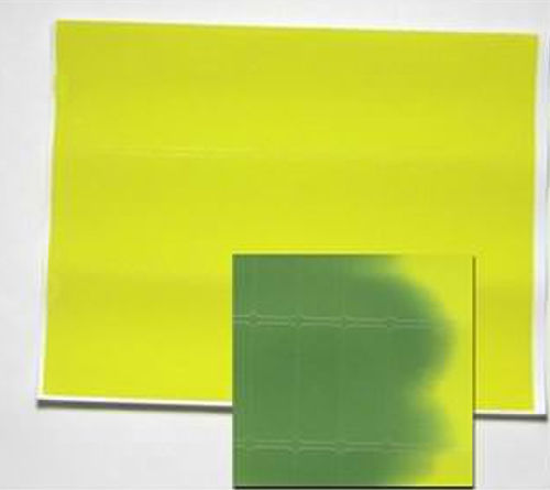 Étiquette thermo-sensible - EK100 series - SpotSee - en papier / jaune / verte
