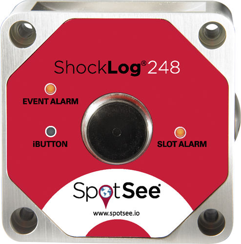 Enregistreur de données de température - ShockLog® 248 - SpotSee - d'humidité / de fréquence / d'accélération