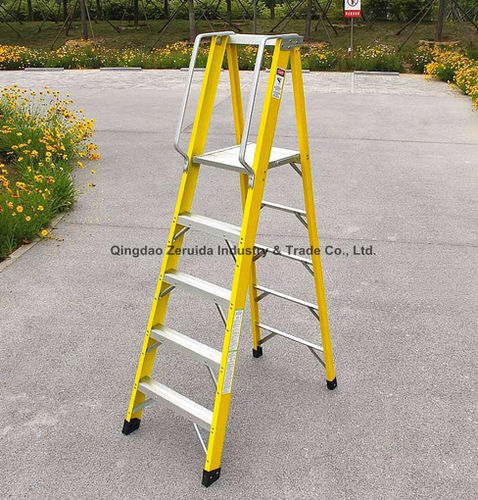 Échelle en PRV - ZRDT-3004 - Qingdao Zeruida Industry & Trade Co., Ltd. - pliante / à plate-forme