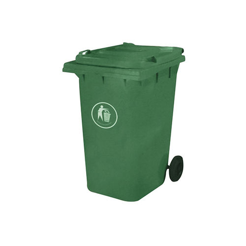 Poubelle en HDPE - ZG-120 - Zhejiang Zhiguang Plastic Pallet Co., Ltd. - pour déchets industriels / avec couvercle / à 2 roues