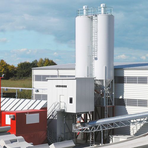 Centrale à béton stationnaire - Compactmix 1.0 - Liebherr Mischtechnik - compacte / horizontale