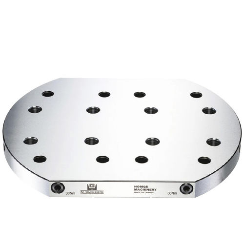 Plaque de bridage modulaire - M-96X96(8067G) - HOMGE MACHINERY IND. CO., LTD. - de précision / en acier / ronde