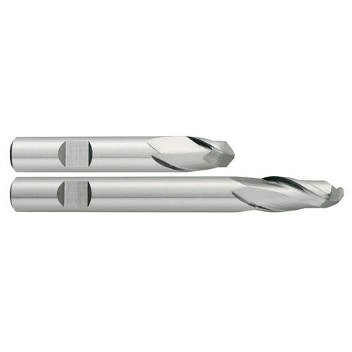 Fraise à bout hémisphérique - CL1 series - Carmon - monobloc / HSS/HSCO / à 2 dents
