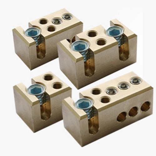 Connecteur à liaison équipotentielle - EMClots® - Indu-Sol GmbH - d'alimentation électrique / à visser / en laiton
