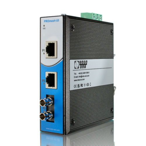 Commutateur Ethernet non administrable - PROmesh U3 - Indu-Sol GmbH - 3 ports / ProfiNet / sur rail DIN