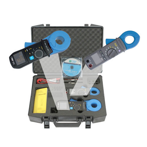 Pince multimètre numérique - EMCheck® Set - Indu-Sol GmbH - portable / CAT III / avec mesure de résistance de boucle de terre
