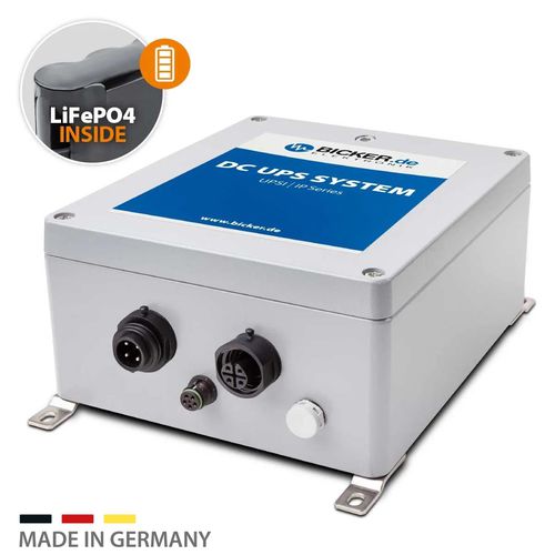 Alimentation sans interruption DC - UPSI-2406IP-26U - Bicker Elektronik GmbH - LiFePO4 / compact / avec batterie intégrée
