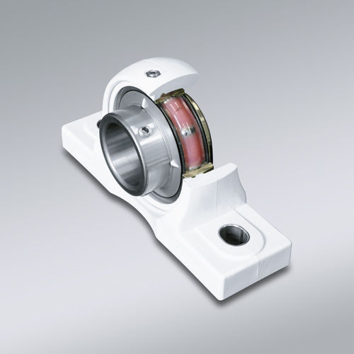 Bloc palier à semelle - Life-Lube® - NSK Europe Ltd. - en thermoplastique / en caoutchouc nitrile / en PBT