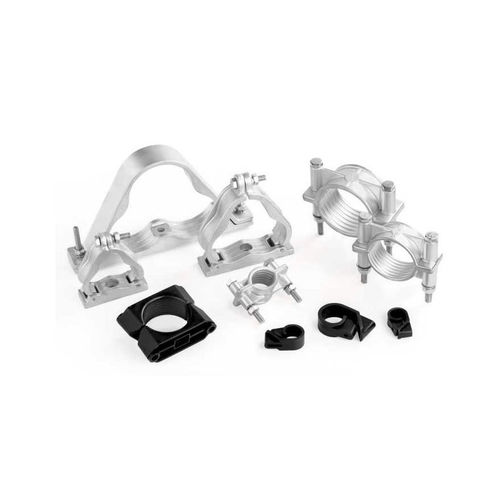 Collier pour câble électrique en PVC - A-1 Electricals - en aluminium / avec montage à vis / réglable