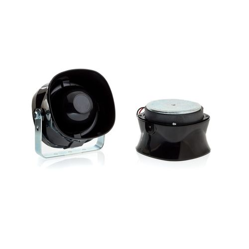 Diffuseur sonore à cornet - CR086 - SATEP - résistant aux intempéries / fixé à une équerre / 105 dB