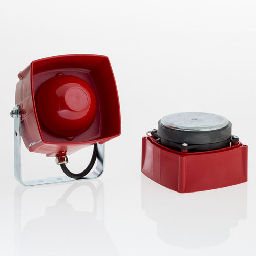 Diffuseur sonore à cornet - TE530 - SATEP - IP66 / fixé à une équerre / compact