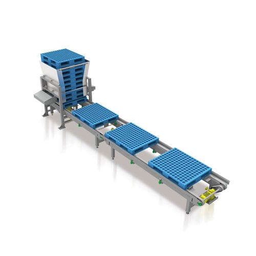 Convoyeur à bande - EKB1200 - Foshan Aokai machinery Technology Co.,Ltd - horizontal / de transport / de plateaux