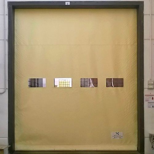 Porte à enroulement - R21 - Apostoli Daniele srl - en acier galvanisé / PVC / industrielle