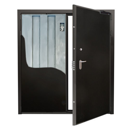Système de portes blindé - CBX-60 - CBX SECURITY - battant / en verre / pour l'intérieur