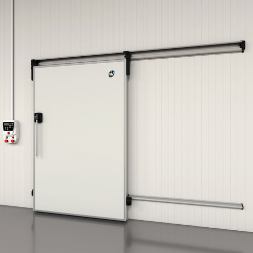 Porte coulissante - 880M  - MIV INSULATING SYSTEMS S.R.L. - battante / en acier inoxydable / en aluminium