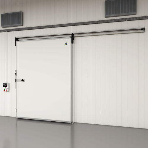 Porte coulissante - 800MI  - MIV INSULATING SYSTEMS S.R.L. - battante / en acier inoxydable / en aluminium