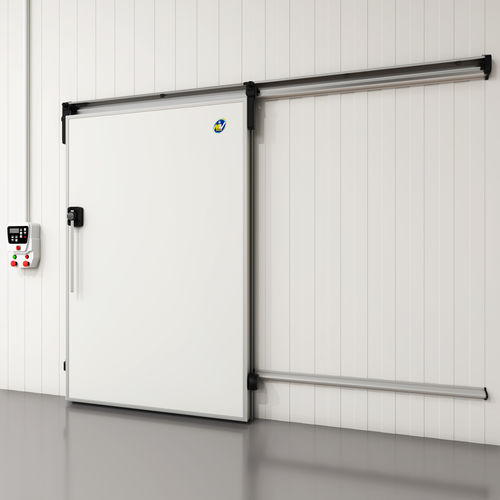 Porte coulissante - 900M  - MIV INSULATING SYSTEMS S.R.L. - battante / en acier inoxydable / en aluminium