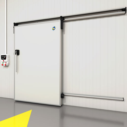 Porte coulissante - 890BT  - MIV INSULATING SYSTEMS S.R.L. - battante / en acier inoxydable / en aluminium