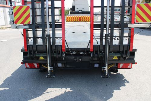Semi-remorque surbaissée - MS-EW-90/3 - Ms Dorse - porte-engin / pour machines / de chantier