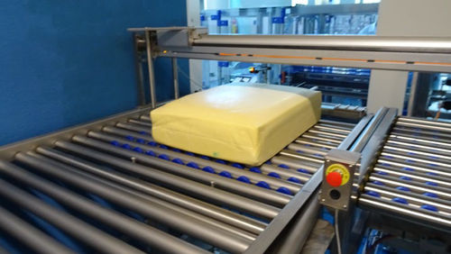 Bande de convoyeur modulaire - NS - CAD PROJECT S.R.L. - en toile / avec galets de glissement