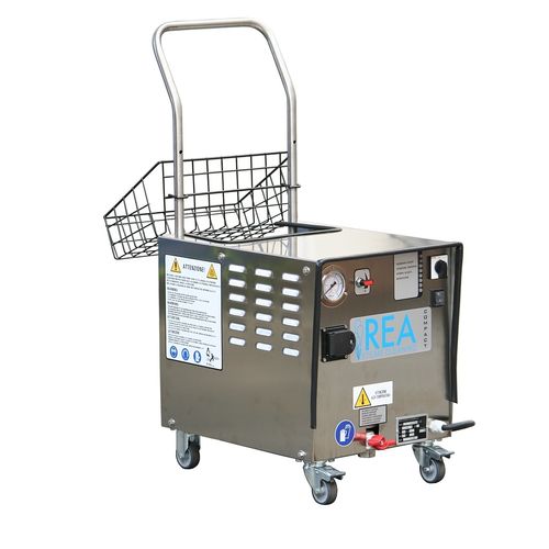 Générateur de vapeur électrique - SATURNO COMPACT 3 - REA STEAM CLEANING SRL - mobile / compact