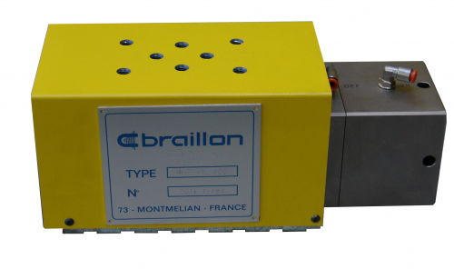 Porteur magnétique permanent à commutation pneumatique - 20.09.PN - Braillon Magnetics - de manutention / en néodyme / compact