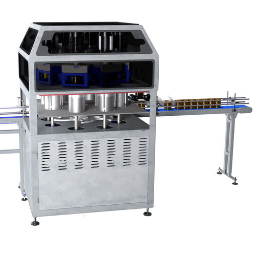 Fermeuse de boîtes de conserve automatique - VGS MASTER - Sapli Cans Technology - multitête / avec système d'injection de gaz / avec technique de vide